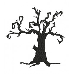 Stickdatei - Spooky Tree 2